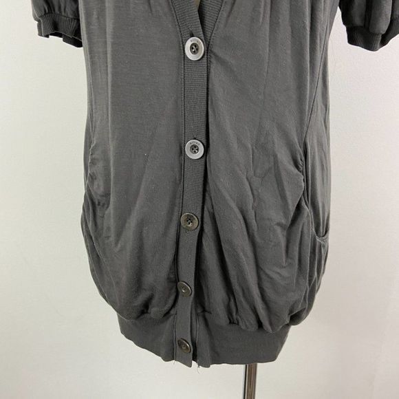 WILFRED Charcoal Grey Button‎ Down Cardigan - Picture 3 of 8